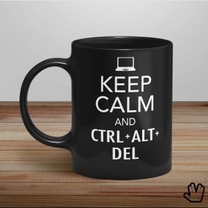 Caneca Keep Calm And Ctrl+Alt+Del