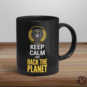 Alternative view of Caneca Keep Calm And Hack The Planet