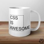 Caneca Programador CSS Is Awesome