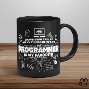 Alternative view of Caneca Programmer Is My Favorite