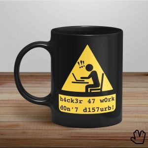 Caneca Geek H4CK3R