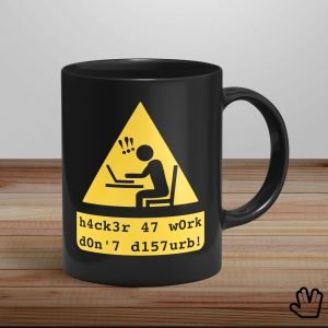 Alternative view of Caneca Geek H4CK3R