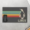Mouse Pad Geek Linux Retro Black 35 x 25 cm