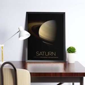 Tecnotopia - Tecnologia, Informática, Gadgets, Games e Produtos Geeks 24 Alternative view of Quadro Os Anéis de Saturno- Nasa
