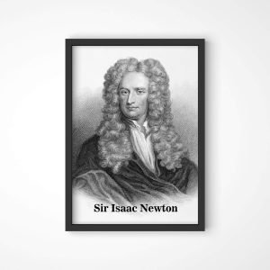 Quadro Sir Isaac Newton Loja Nerd2