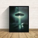 Quadro UFO - Objeto Voador Não Identificado