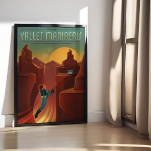 Alternative view of Quadro Valles Marineris - O Grand Canyon de Marte - Nasa