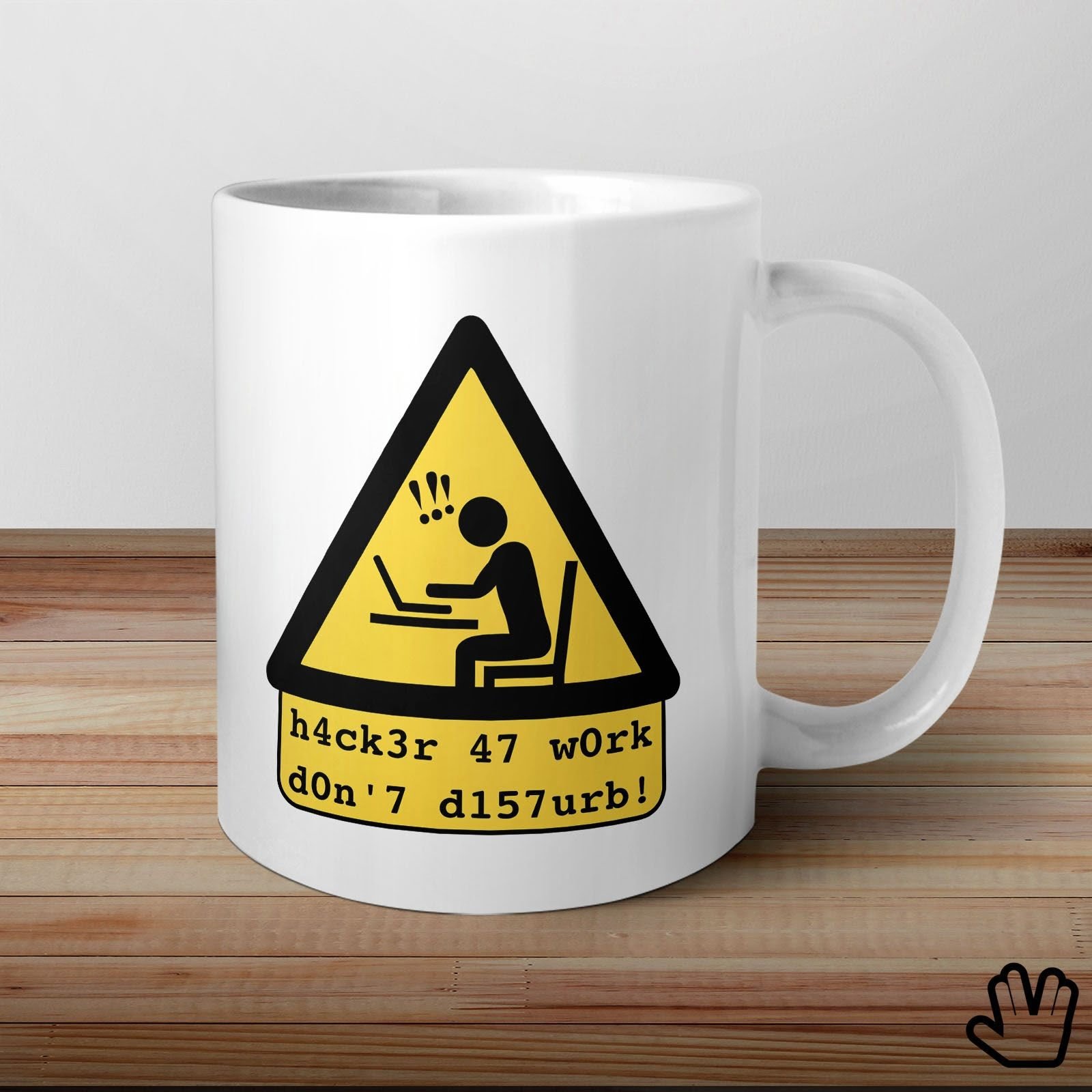Caneca Geek H4CK3R 1 Caneca Geek H4CK3R