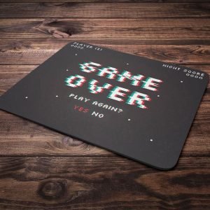 Mouse Pad Game Over