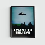 Quadro Alien I Want To Believe
