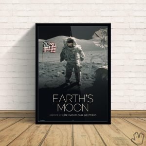 Quadro Astronauta Na Lua - Nasa