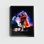 Quadro De Volta Para o Futuro - Marty McFly e Doc Brown