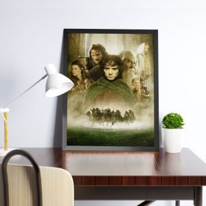 Alternative view of Quadro O Senhor Dos Anéis - A Sociedade Do Anel