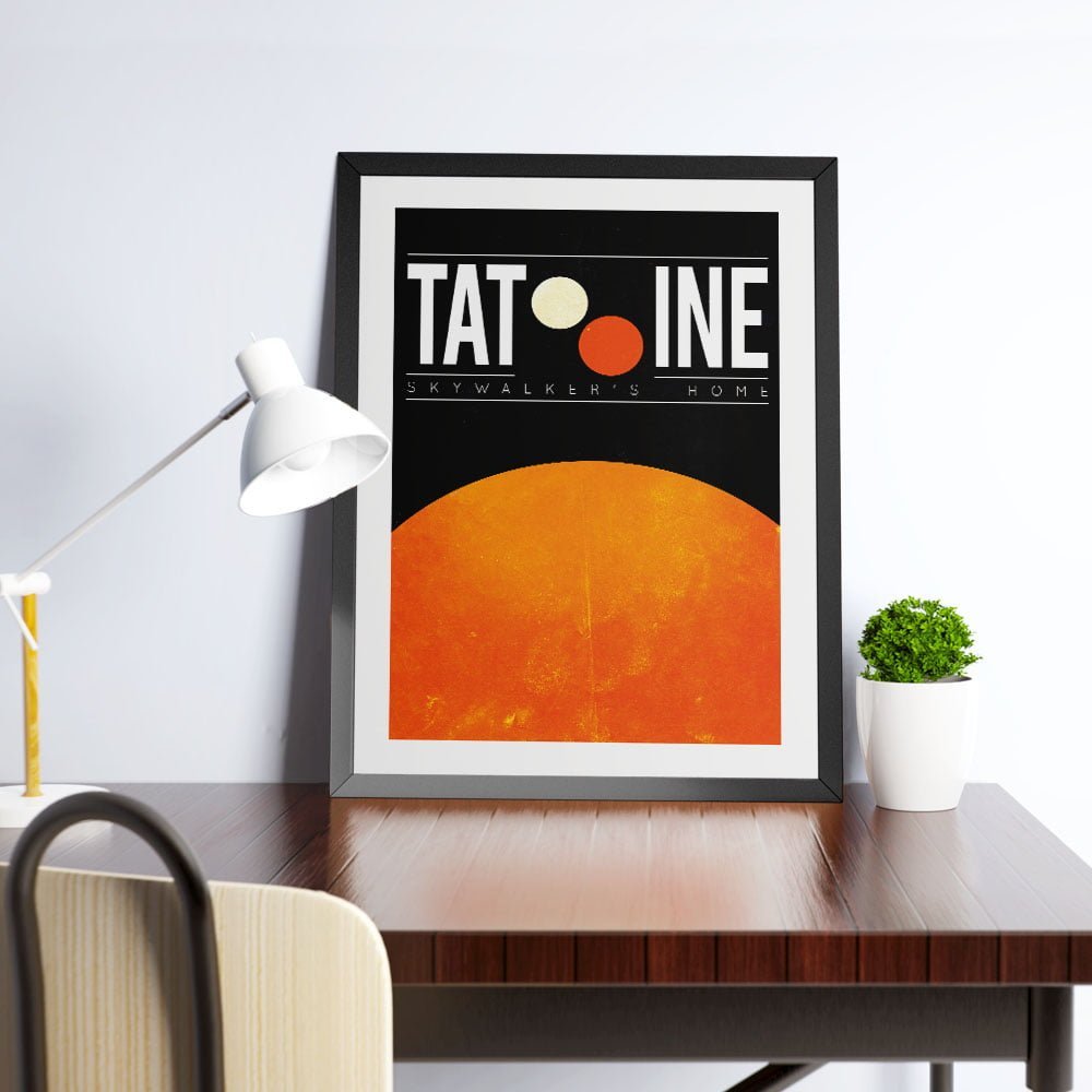 Quadro Star Wars Tatooine 2 Quadro Star Wars Tatooine - Imagem 2