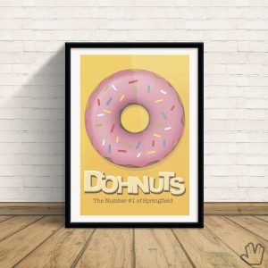 Quadro The Simpsons D'oh Donuts