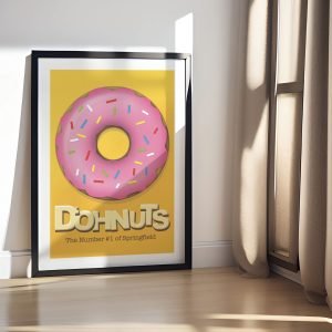 quadro the simpsons doh donuts loja nerd 03 scaled e1712065408559